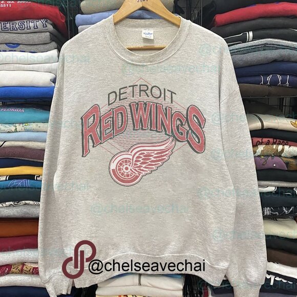 Vintage Detroit Red Wings Hockey Shirt, Detroit Red Wings NHL Unisex Shirt Tee - Picture 1 of 2